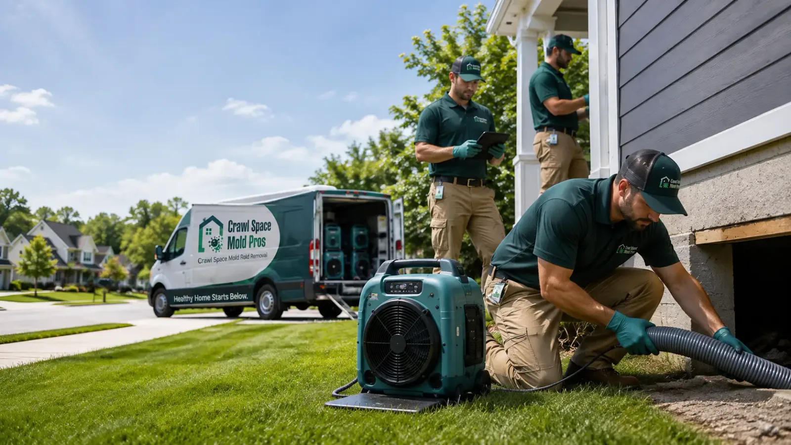 Crawl Space Mold Removal in Bristol, PA